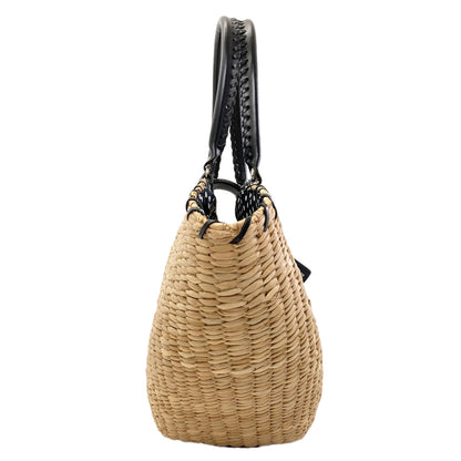 Samantha Thavasa Basket bag Tote Bag Straw Ladies [Used]