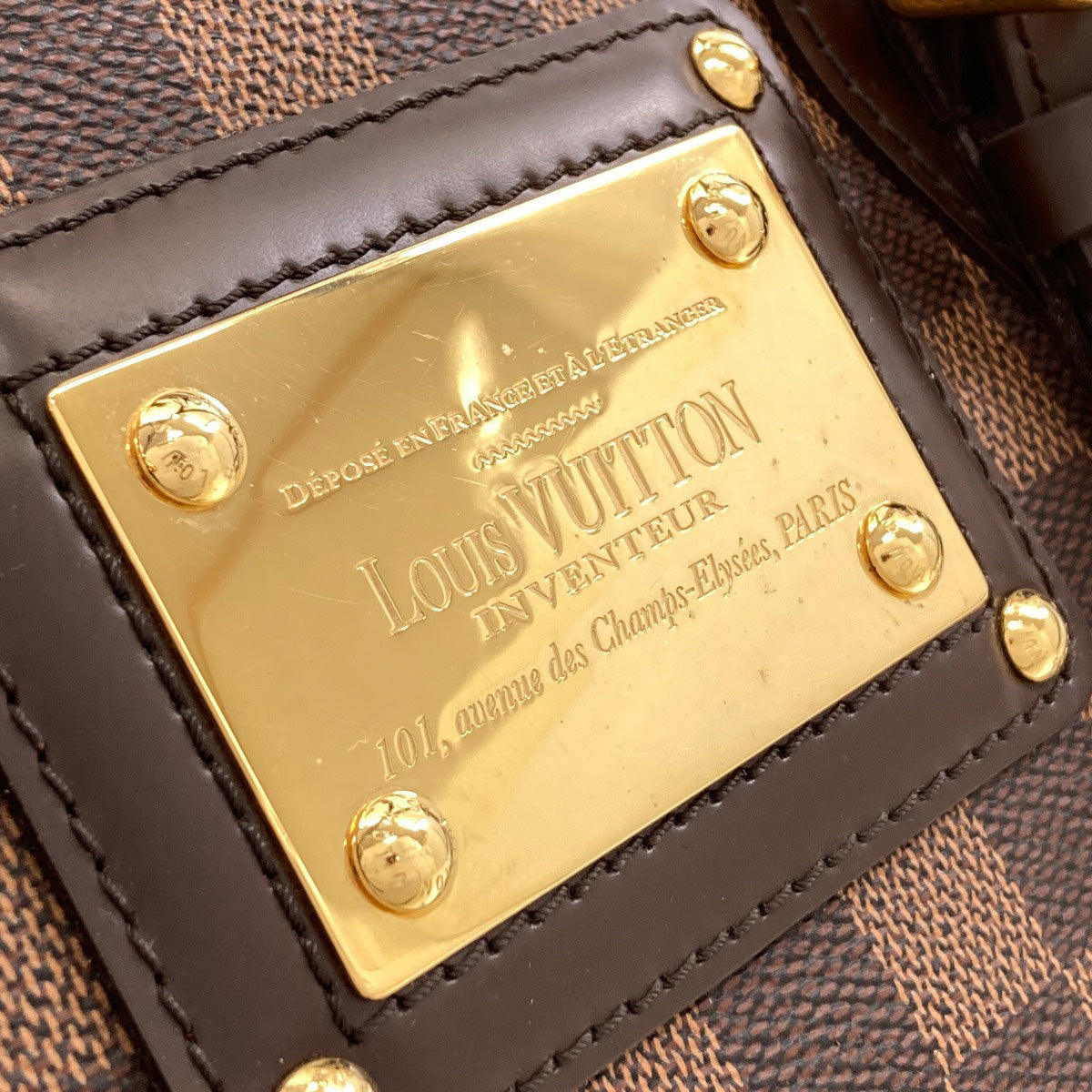 LOUIS VUITTON N52000 Berkeley Handbag Damier canvas Ladies [Used]