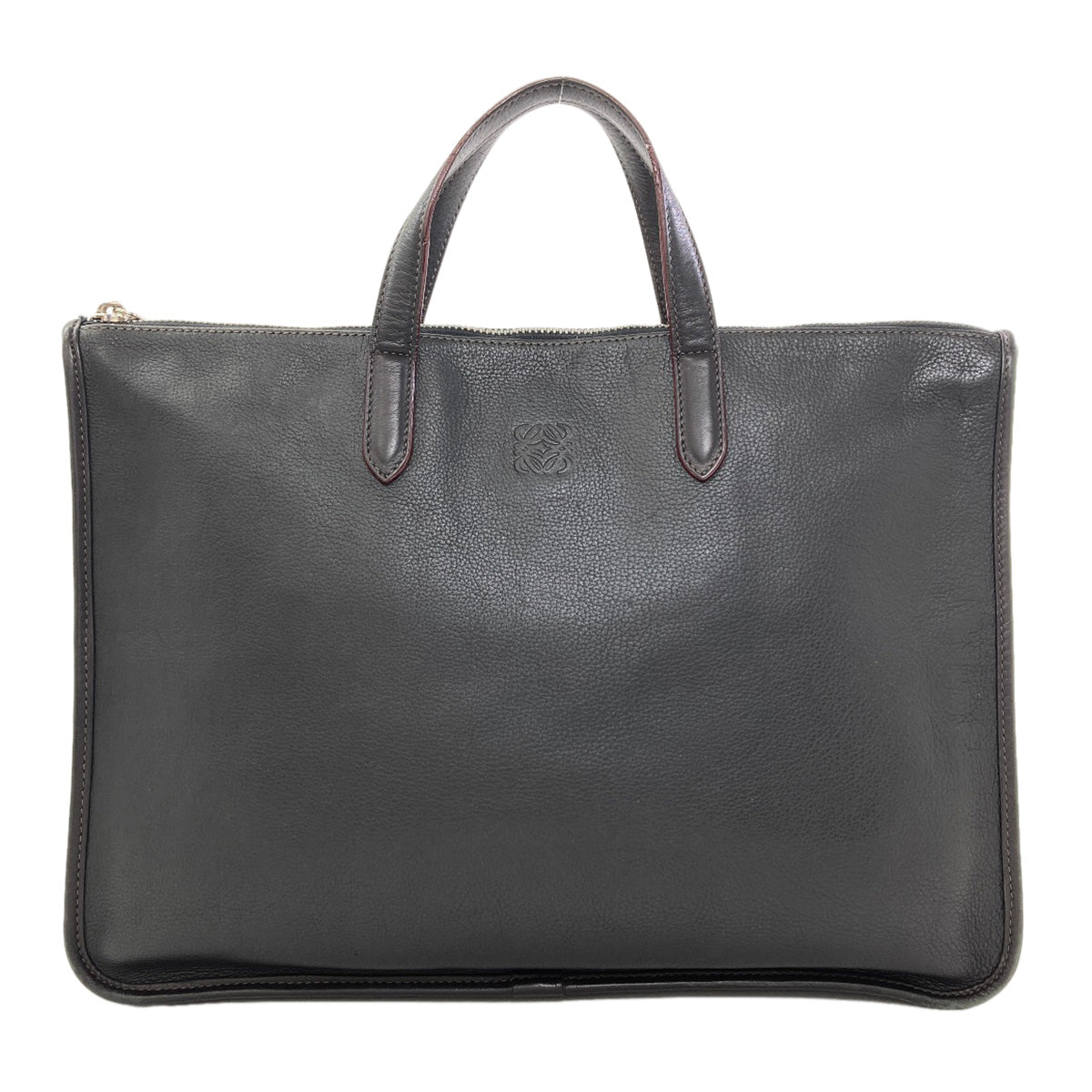LOEWE Toledo Anagram Briefcase Business bag Leather mens [Used]