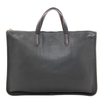 LOEWE Toledo Anagram Briefcase Business bag Leather mens [Used]