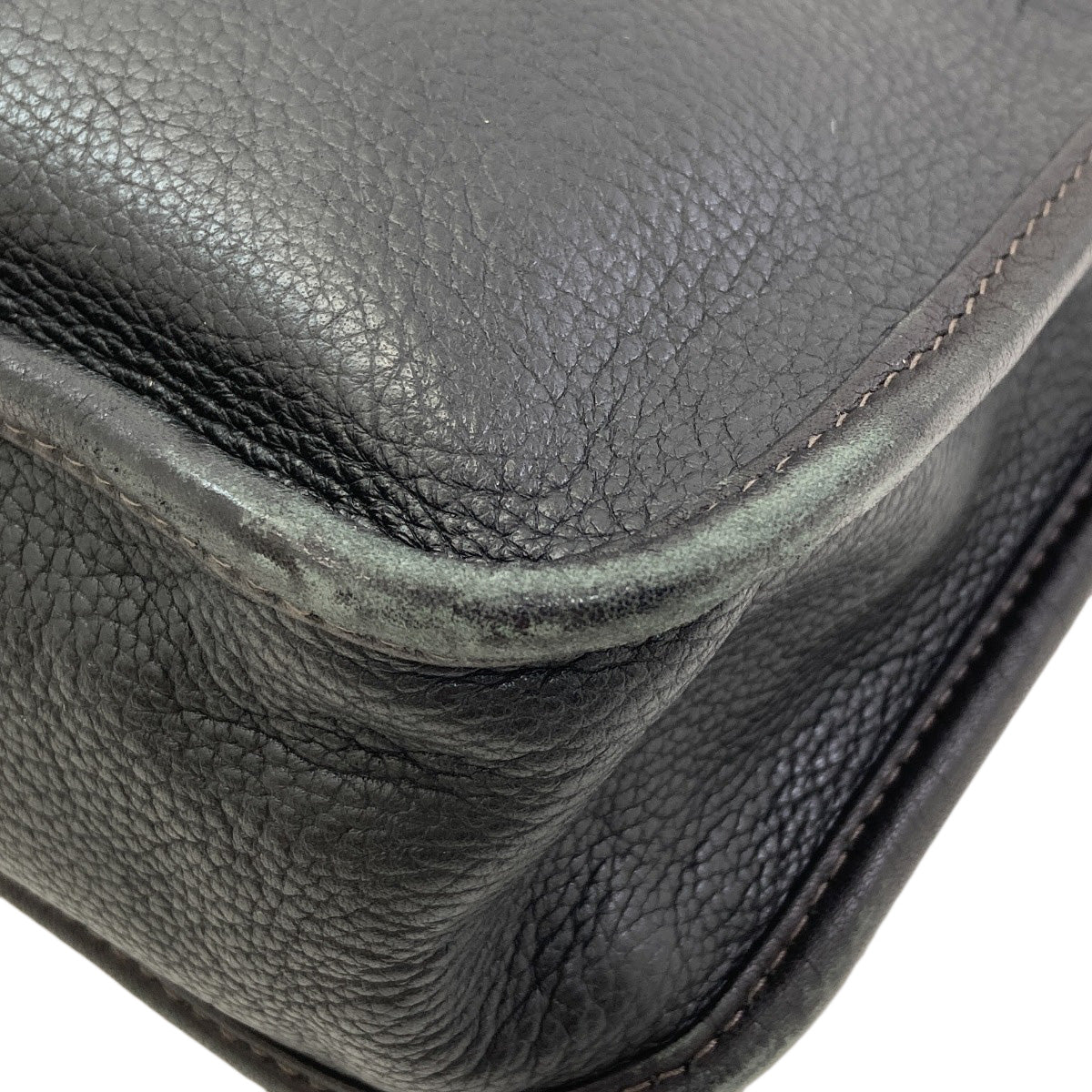 LOEWE Toledo Anagram Briefcase Business bag Leather mens [Used]