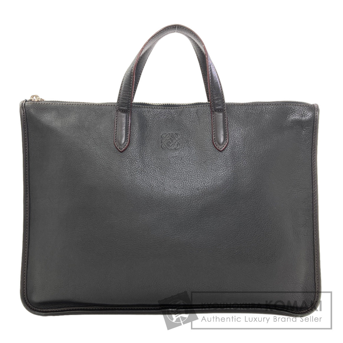 LOEWE Toledo Anagram Briefcase Business bag Leather mens [Used]
