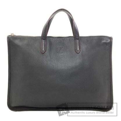 LOEWE Toledo Anagram Briefcase Business bag Leather mens [Used]