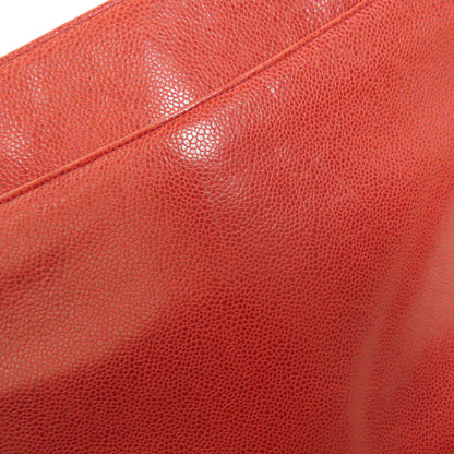 CHANEL COCO Mark GoldHardware Tote Bag Grained Calfskin Skin Ladies [Used]
