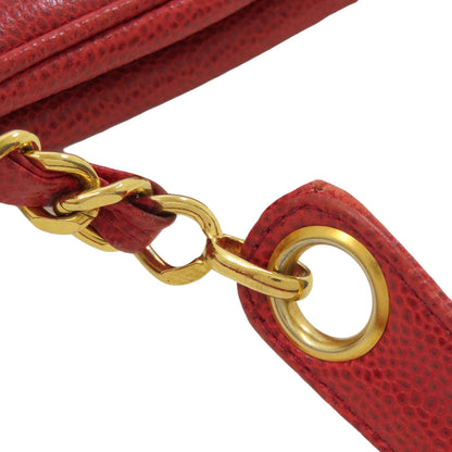 CHANEL COCO Mark GoldHardware Tote Bag Grained Calfskin Skin Ladies [Used]