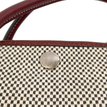 HERMES Garden Party TPM SilverHardware Handbag Tower ash Ladies [Used]