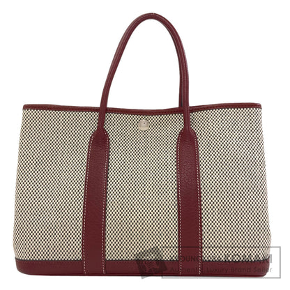 HERMES Garden Party TPM SilverHardware Handbag Tower ash Ladies [Used]