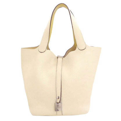HERMES Picotin Lock MM Eclat SilverHardware Handbag Taurillon Clemence Ladies [Used]