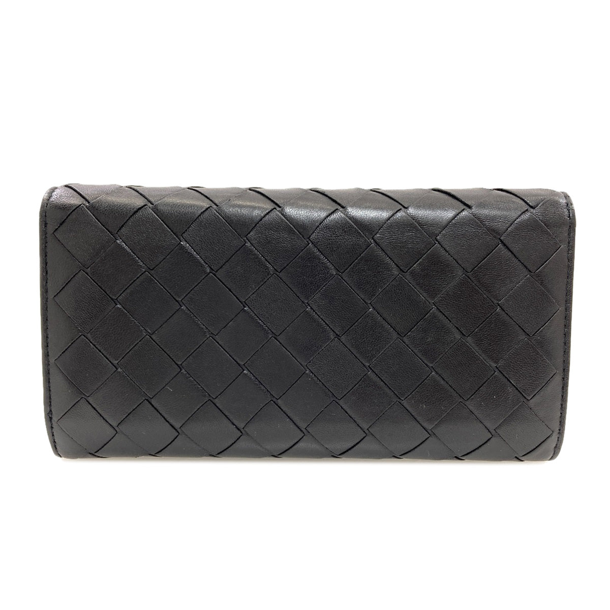 BOTTEGA VENETA Intrecciato Long wallet (with coin pocket) Leather Ladies [Used]