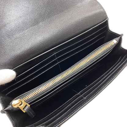 BOTTEGA VENETA Intrecciato Long wallet (with coin pocket) Leather Ladies [Used]