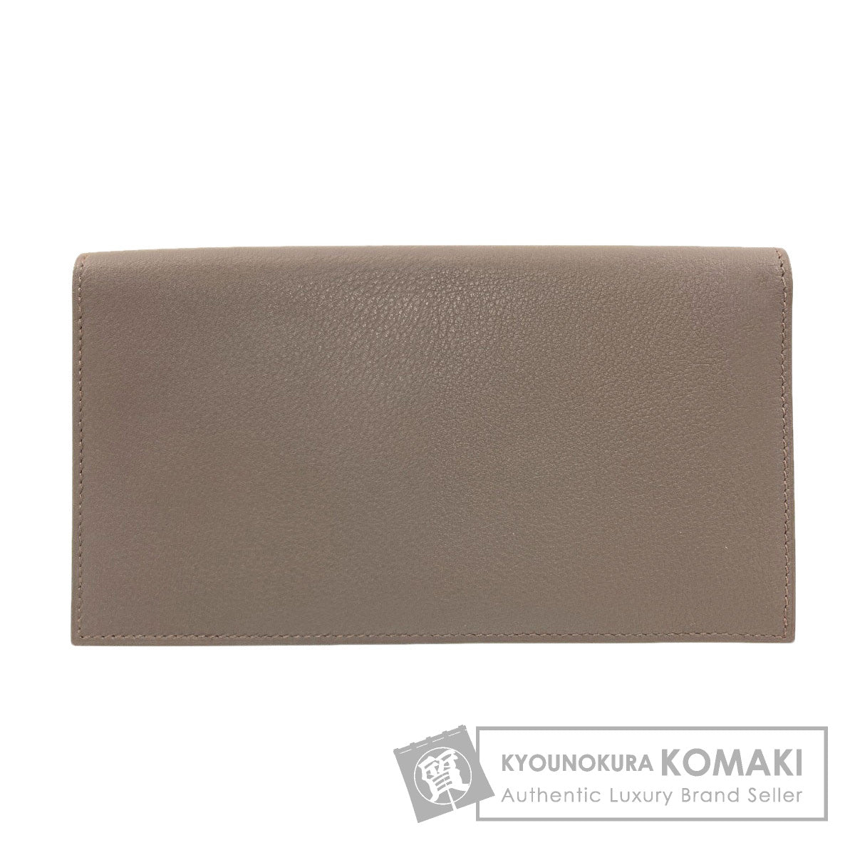 HERMES Citizen Twill Long Etan SilverHardware Long wallet (with coin pocket) Evercolor Ladies [Used]