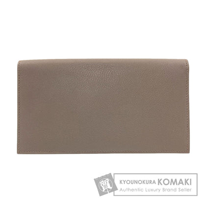 HERMES Citizen Twill Long Etan SilverHardware Long wallet (with coin pocket) Evercolor Ladies [Used]