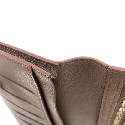 HERMES Citizen Twill Long Etan SilverHardware Long wallet (with coin pocket) Evercolor Ladies [Used]