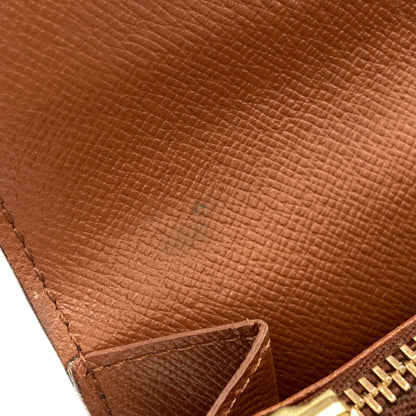 LOUIS VUITTON M61735 Portonet Zip Bifold Wallet with Coin Pocket Monogram canvas Ladies [Used]