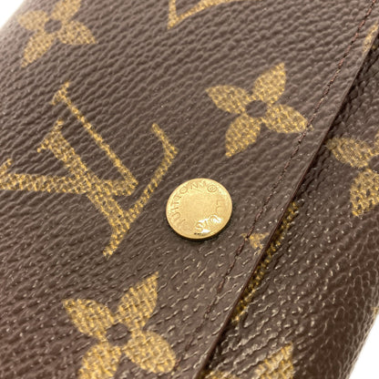 LOUIS VUITTON M61735 Portonet Zip Bifold Wallet with Coin Pocket Monogram canvas Ladies [Used]