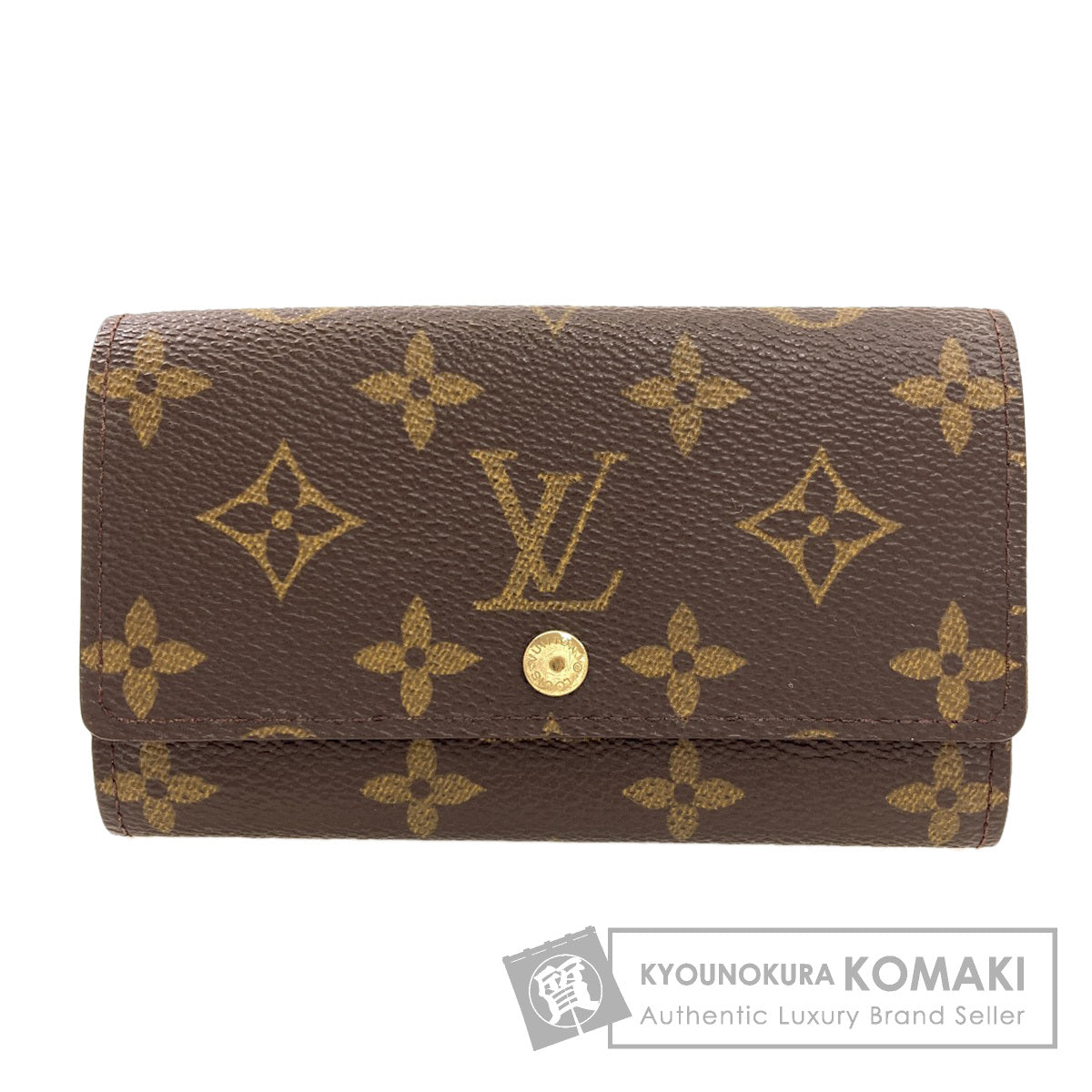 LOUIS VUITTON M61735 Portonet Zip Bifold Wallet with Coin Pocket Monogram canvas Ladies [Used]