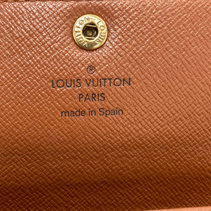 LOUIS VUITTON M61735 Portonet Zip Bifold Wallet with Coin Pocket Monogram canvas Ladies [Used]