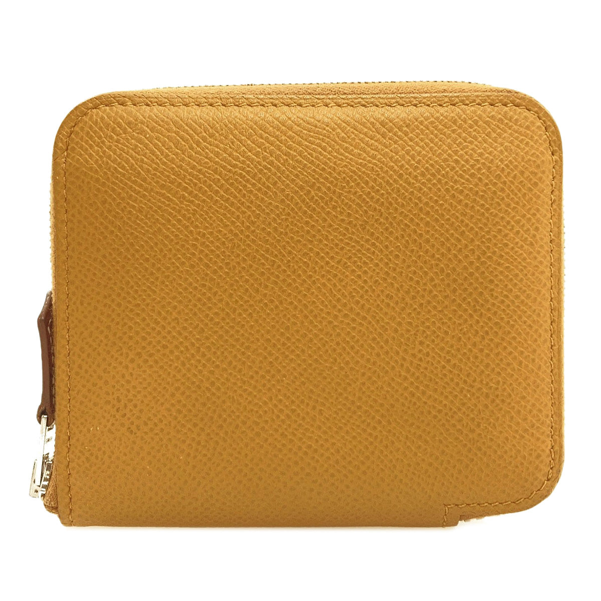 HERMES Azap Silkin Compact SilverHardware Bifold Wallet with Coin Pocket Epsom Ladies [Used]