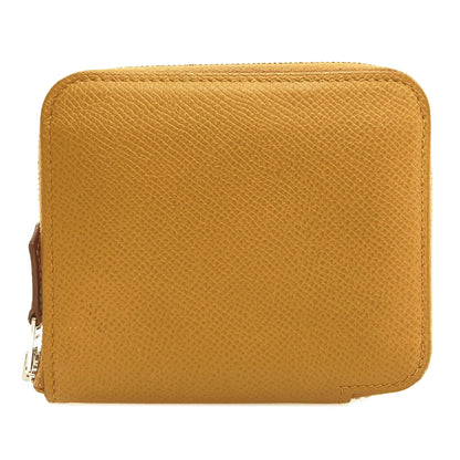 HERMES Azap Silkin Compact SilverHardware Bifold Wallet with Coin Pocket Epsom Ladies [Used]