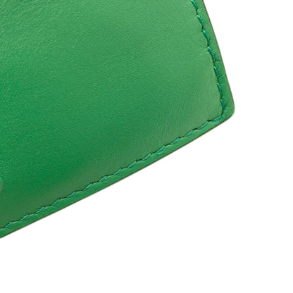 GUCCI 451184 Embossing Card Case Leather Ladies [Used]