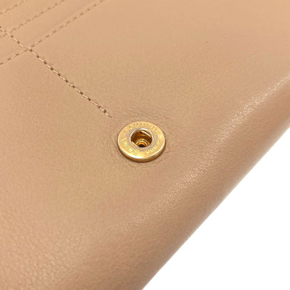 SAINT LAURENT Cassandra Long wallet (with coin pocket) Leather Ladies [Used]