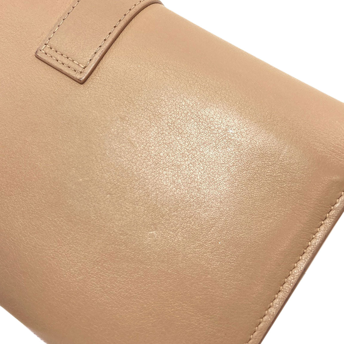 SAINT LAURENT Cassandra Long wallet (with coin pocket) Leather Ladies [Used]