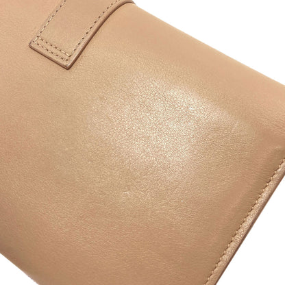 SAINT LAURENT Cassandra Long wallet (with coin pocket) Leather Ladies [Used]