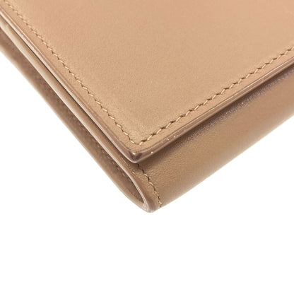 SAINT LAURENT Cassandra Long wallet (with coin pocket) Leather Ladies [Used]