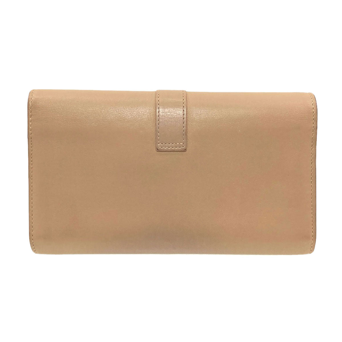 SAINT LAURENT Cassandra Long wallet (with coin pocket) Leather Ladies [Used]