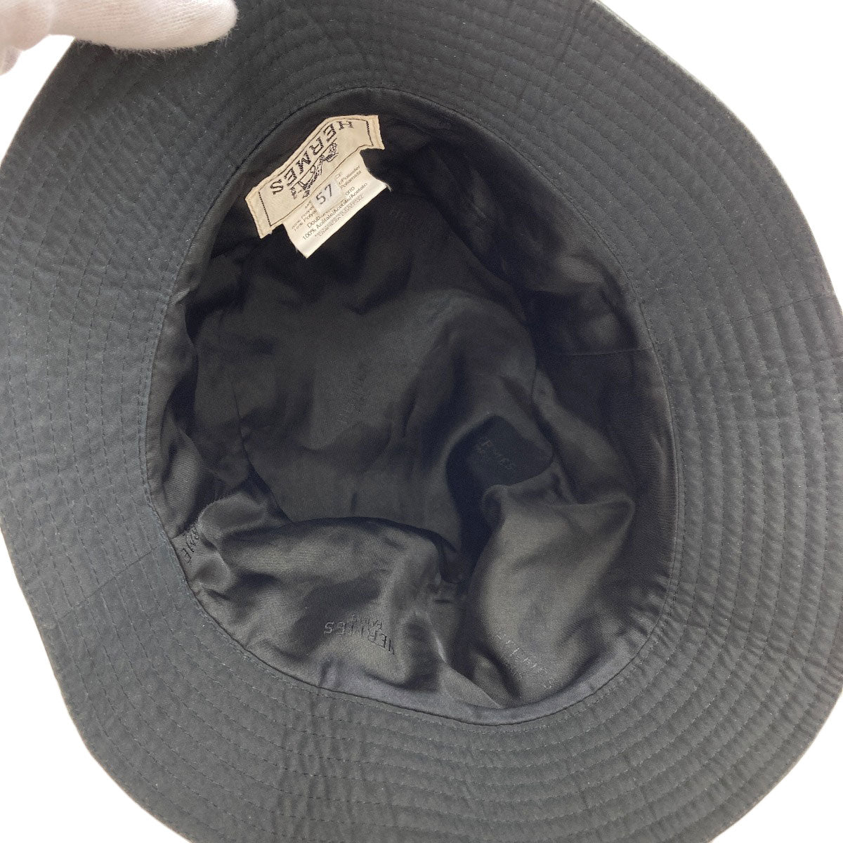 HERMES Bucket hat hat Polyester mens [Used]