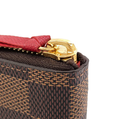 LOUIS VUITTON N60534 Portefeiulle・Clemence Long wallet (with coin pocket) Damier canvas Ladies [Used]