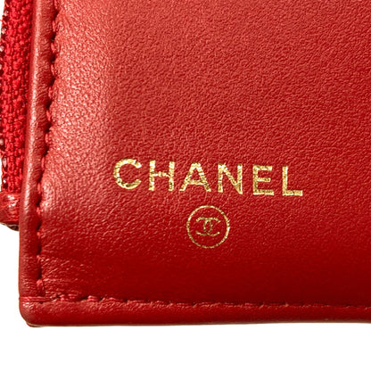CHANEL Chanel 19 Small Flap Wallet Bifold Wallet with Coin Pocket Lambskin Ladies [Used]