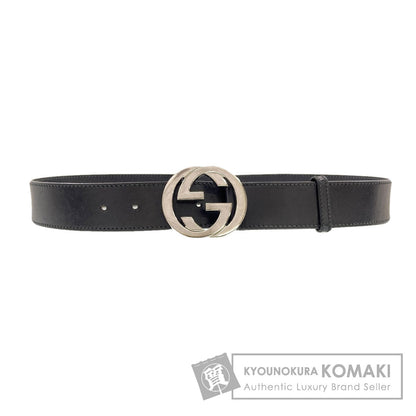 GUCCI 114984 Interlocking G belt Leather mens [Used]