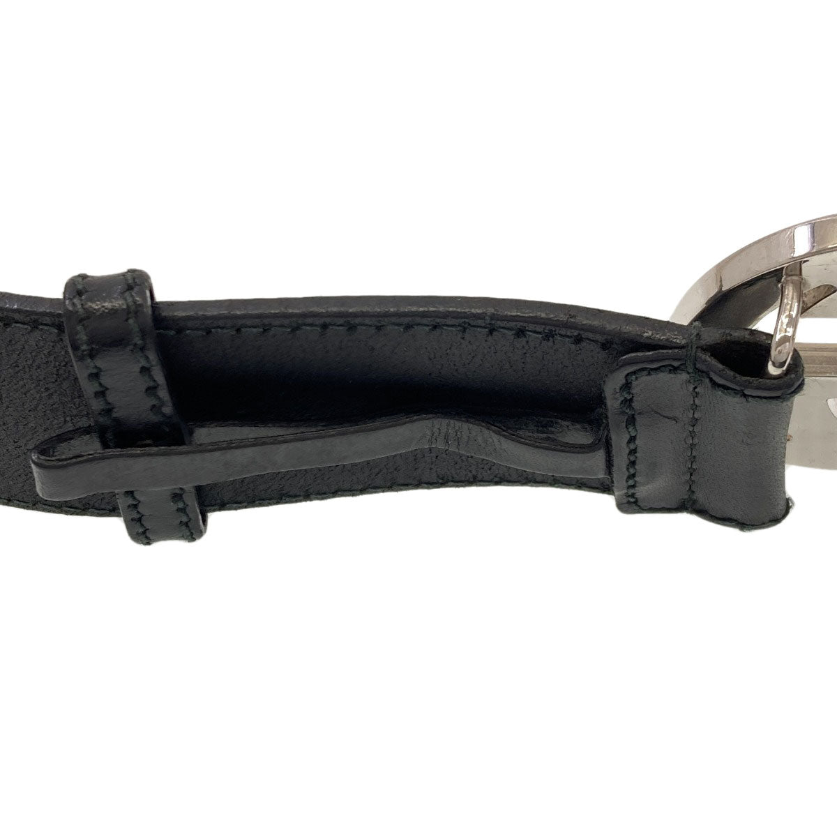 GUCCI 114984 Interlocking G belt Leather mens [Used]