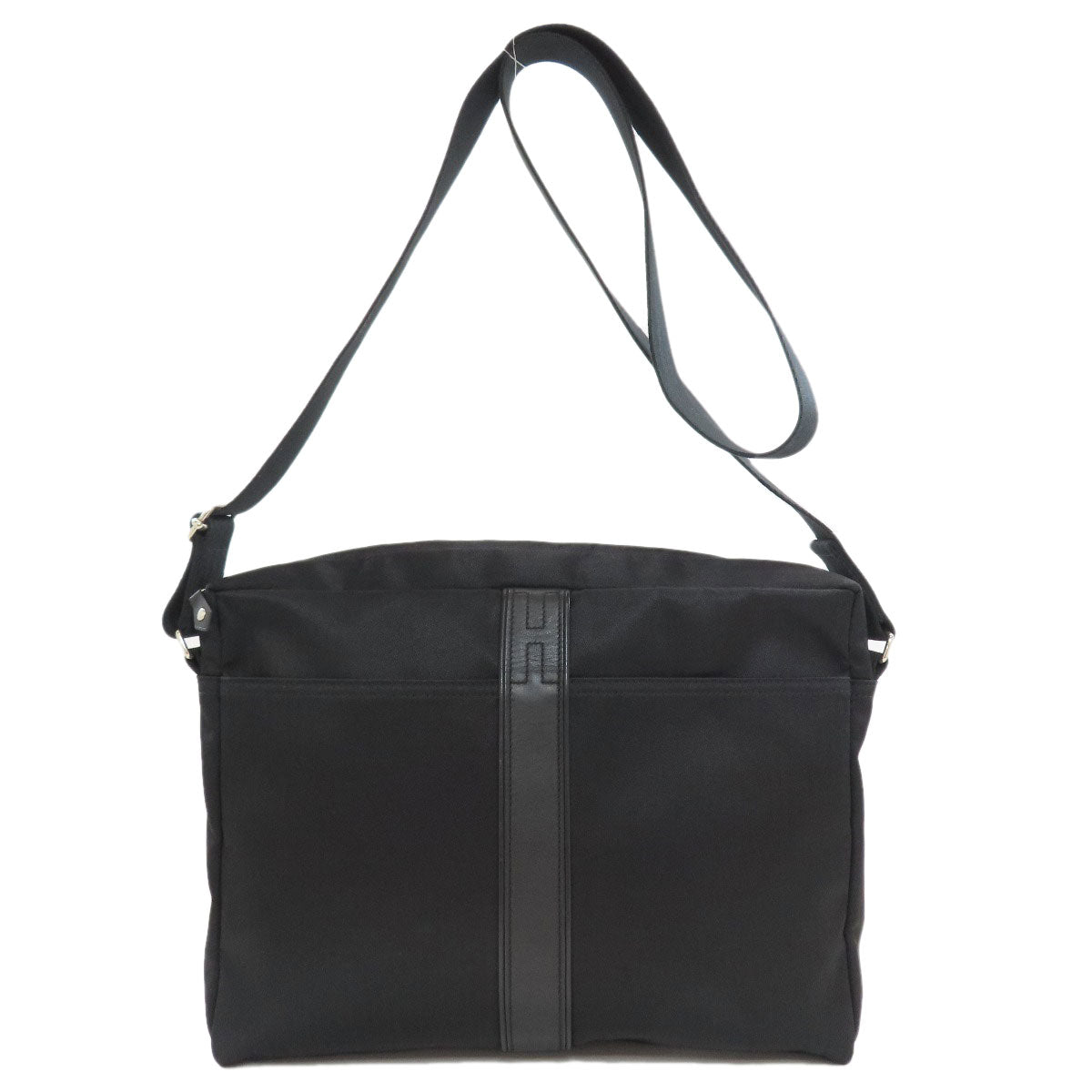 HERMES Acapulco Basas MM SilverHardware Business bag Polyester Cottonmens [Used]