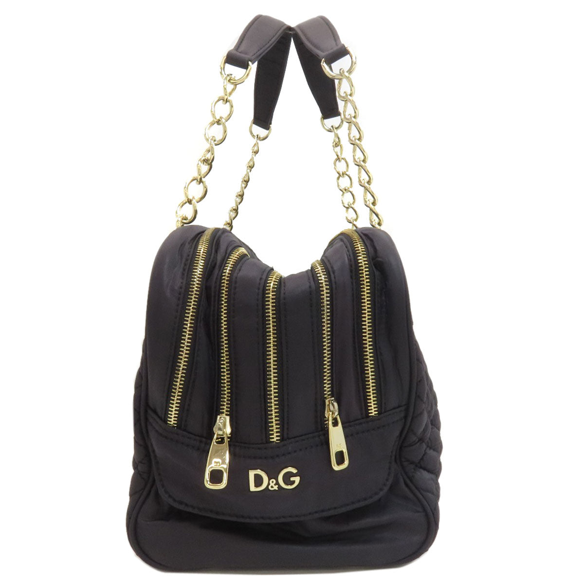 Dolce&Gabbana quilted chain bag Tote Bag Nylon Ladies [Used]