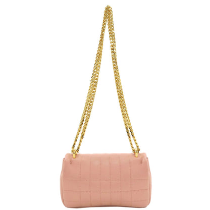 BURBERRY Laura TB Logo Chain Shoulder Shoulder Bag Calf Ladies [Used]