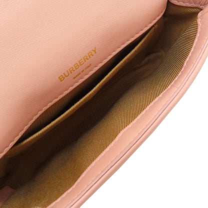 BURBERRY Laura TB Logo Chain Shoulder Shoulder Bag Calf Ladies [Used]