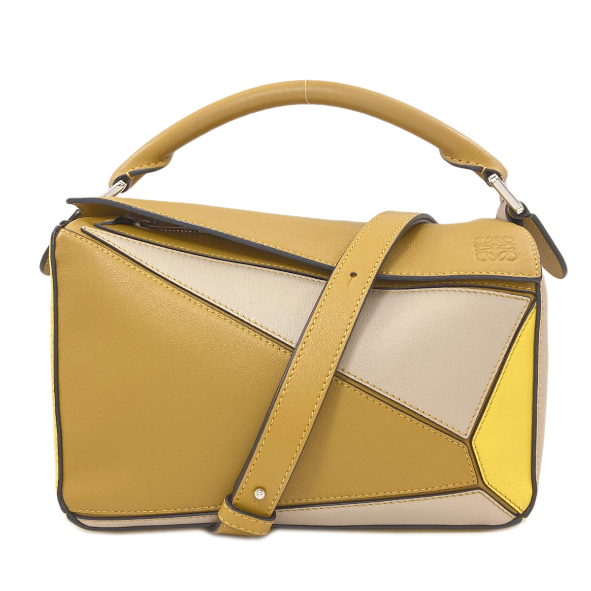LOEWE Puzzle bag 2WAY Handbag Calf Ladies [Used]