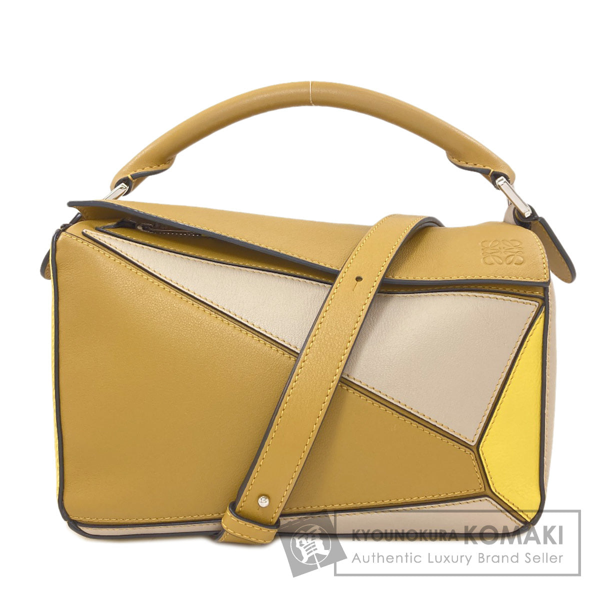 LOEWE Puzzle bag 2WAY Handbag Calf Ladies [Used]