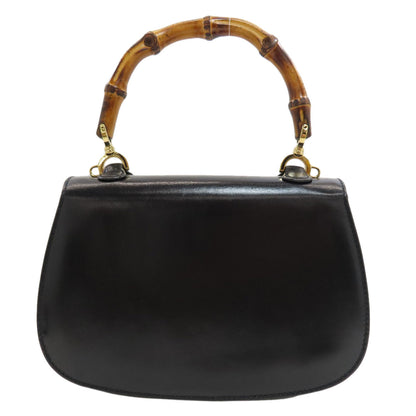 GUCCI 00020460188 Bamboo 2WAY Handbag Calf Ladies [Used]