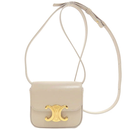 CELINE mini claude Shoulder Bag Calf Ladies [Used]