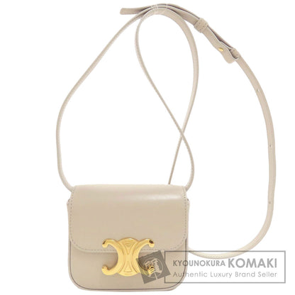 CELINE mini claude Shoulder Bag Calf Ladies [Used]