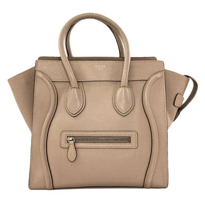 CELINE Luggage mini Tote Bag Calf Ladies [Used]