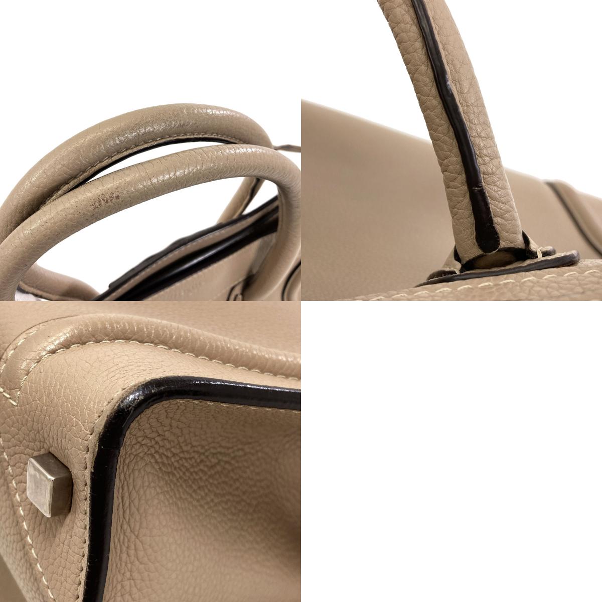 CELINE Luggage mini Tote Bag Calf Ladies [Used]