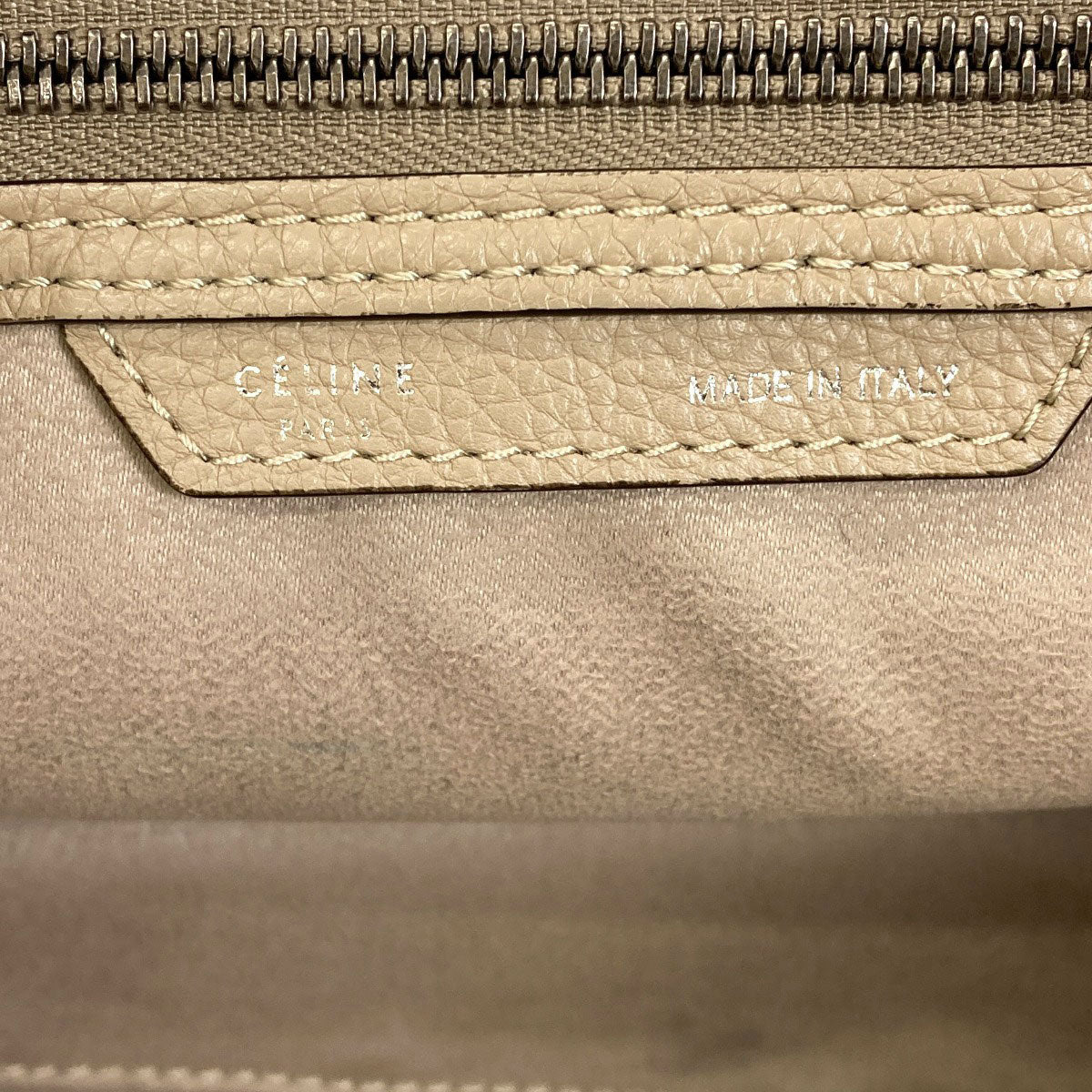 CELINE Luggage mini Tote Bag Calf Ladies [Used]