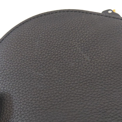 CHRISTIAN DIOR Saddle flap messenger bag Shoulder Bag Grained Calfskin Skin CanvasLadies [Used]