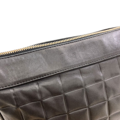 CHANEL Chocolate bar COCO Mark GoldHardware Shoulder Bag Lambskin Ladies [Used]