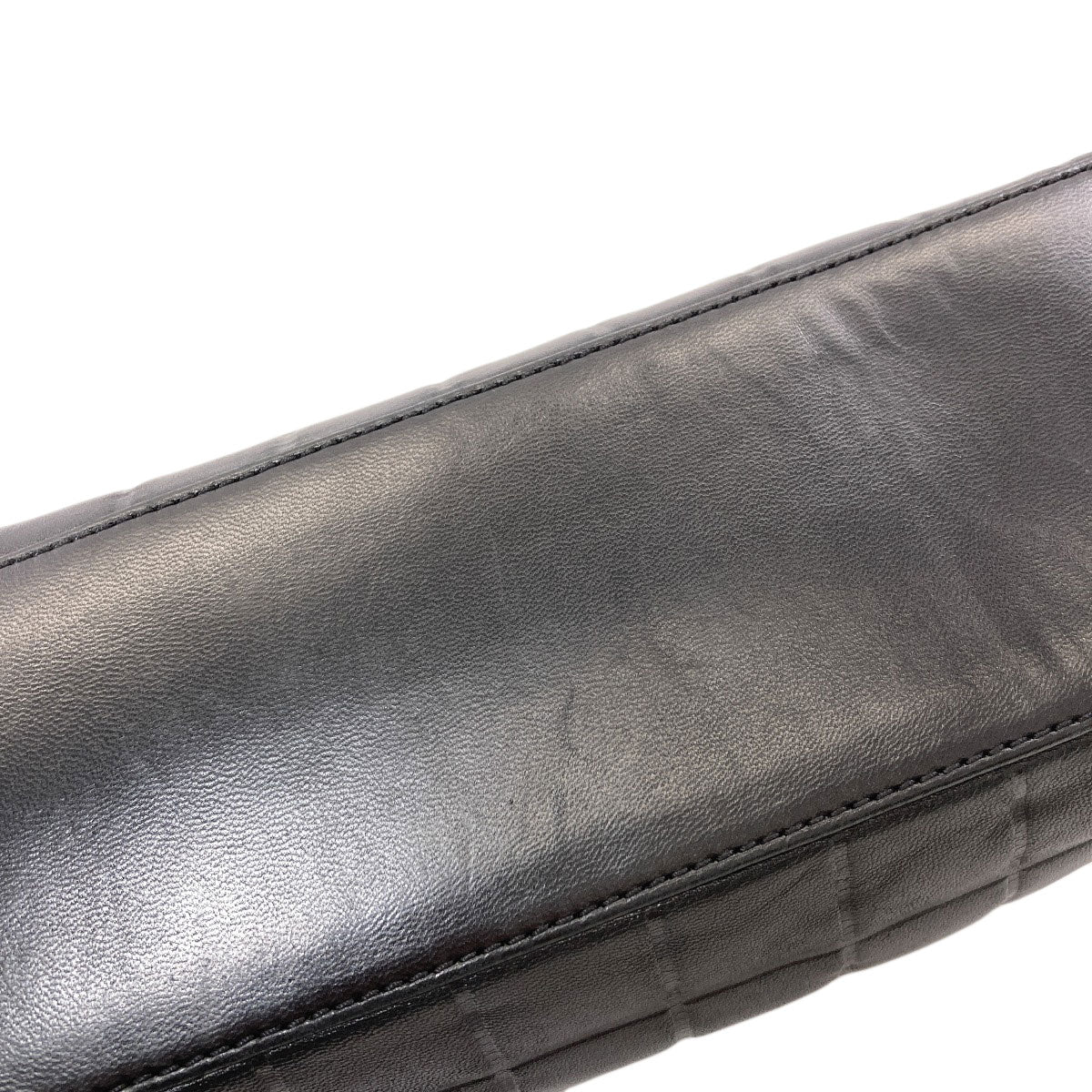 CHANEL Chocolate bar COCO Mark GoldHardware Shoulder Bag Lambskin Ladies [Used]