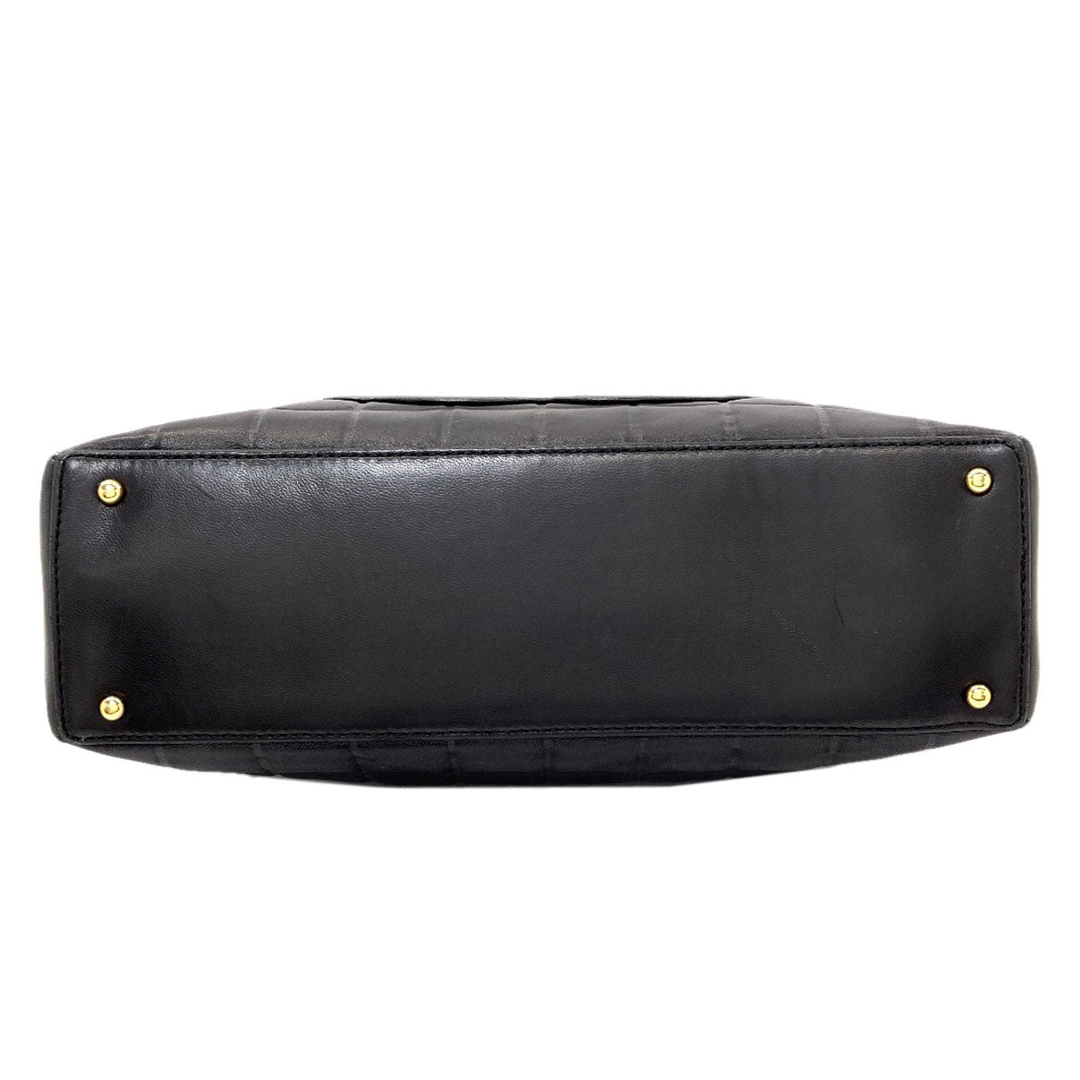 CHANEL Chocolate bar COCO Mark GoldHardware Shoulder Bag Lambskin Ladies [Used]